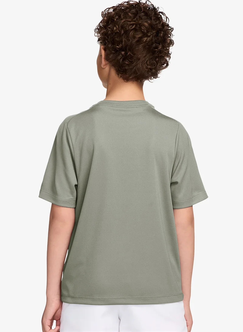 نايكي Youth Dri-Fit Multi Hbr T-Shirt